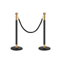 Hot sale cheap price stainless queue management pole for Public place queue manager belt stanchion